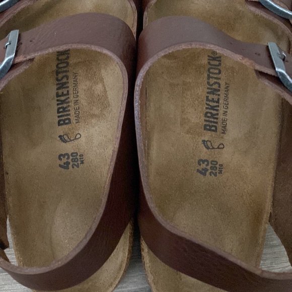 NEW Birkenstock Milano Strap Leather Sandal Size 43 / 10